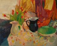 Stilleven met ceramiek